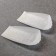 Shoes for shoes, silicone, 12 × 7.5 cm, steam, white color