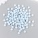 Beads for creativity plastic "English letters" Blue set 20 grams 0.4x0.7x0.7 cm