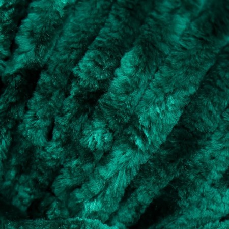 Yarn "Chenille" 100% micropoliester 90m/100g (574 T. Zelleni)-2
