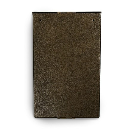 Mail box with a lock, vertical, bronze, picture mix-4