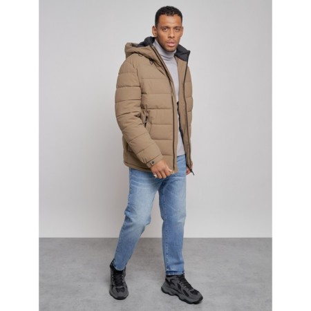 Sports male winter, size 52, brown color-10