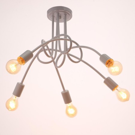 Lamp "Knot" White 5x40W E27 54x54x40 cm-1