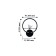 Passer wall lamp 200 mm, LED 12W