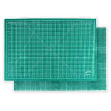 Mat for cutting, bilateral, 90 × 60 cm, A1, green color, AU-A1