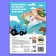 Book with stickers "Cuts-Corguses", A5, 16 pp., 70 stickers, blue tractor