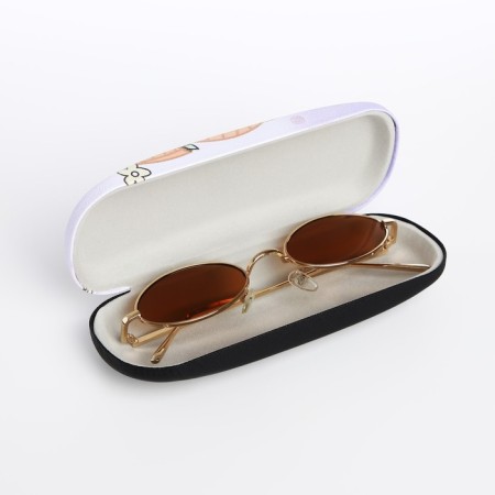 Glasses for glasses, 16 x 4 x 6 cm, cracker, lilac color-4