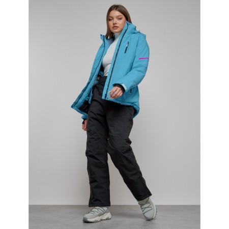 Ski costume is female, size 46, blue color-22