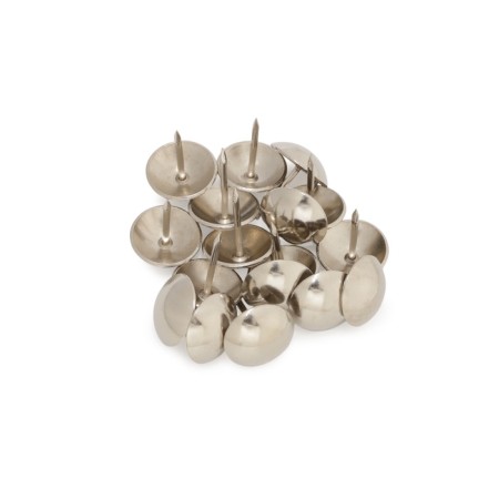 Tundra nails, decorative, 19x22 mm, chrome, 50 pcs-7