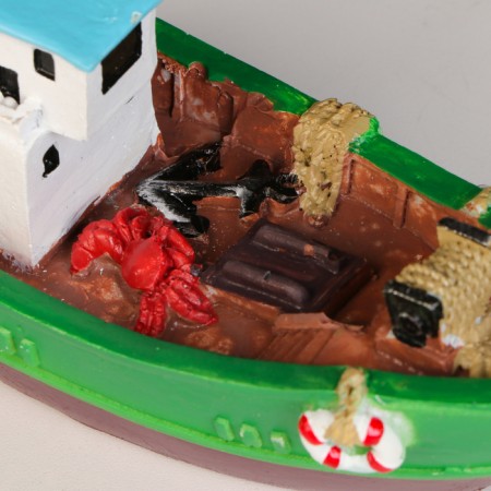 Souvenir ship "Fisherman" 13*6*5cm-4