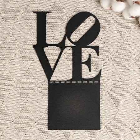 Holder-stand for the books "Love" Black, 1pc-4