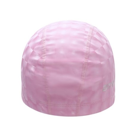 ATEMI PU 130 swimming cap, fabric with polyurethane coating, pink 3D color-4
