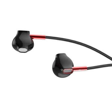 Hoco M57 headphones, wired, inserts, microphone, 1.2 m, black-2