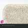Bathroom rug IDDIS, 50x80 cm, microfiber, beige color