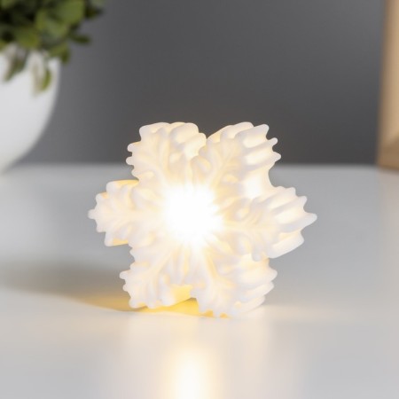 Nightmare "Snowflake" 2W LED LR44 white 6.6x6.6x4cm-1