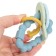 Silicone teether "keys", blue color, mum & baby