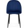 STULL OF A MARAL CARKASAS Logan Metal/velor, Black/Blue 48x52x82 cm
