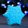 New Year's figure soap "Snowflake" Blue 71g, 7x7x2cm