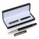 Handle Gift Roller in the leatherette case, black body, gold, silver