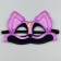 Carnival mask "The beast of the smile. Cat DRAMMA ”, felt