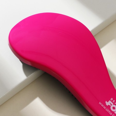 Massage comb a wave of Beauty Fox, bright pink color, Beauty Fox-2