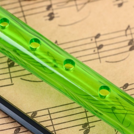 Music Life Blockflate, 8 holes, German system, green-3