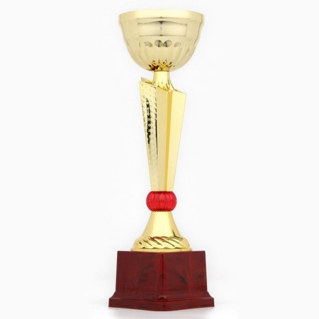 Cup 174C, award figure, gold, plastic stand, 26.5 x 8 x 7 cm.-2