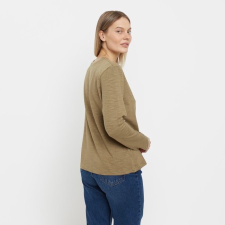 Jumper female, pistachio color green, size 40-42 (s)-2