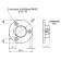 R-11M F25 flange, steel, chrome