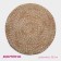 Serving napkin on the table "Serpentine", d = 38 cm, beige color