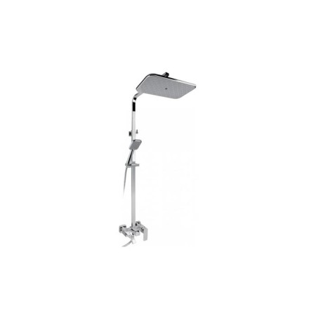 The Timo Selene SX-1013/00 shower system, one-leaf, tropical shower, hand watering can, chrome
