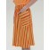 Skirt for girls, height 116 cm, orange color
