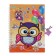 Notebook Gift Book on the lock, A6+, 50 sheets, line, "Owl", mix