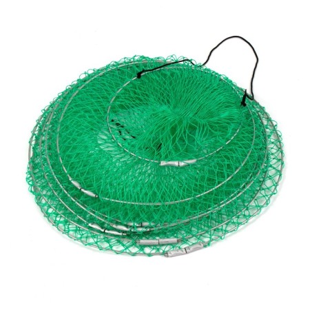 Namazu cage is round, reinforced cable 1x19. 7 rings, 18 threads, l = 140 cm, green, in the case-3