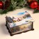 Big New Year's Casket "House on the edge", mix, 20x15x8.5 cm