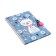 Gift notebook, 45 sheets, line, on the castle, on the crest, the cat white (17.8x13cm)