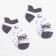 Women's socks minku "abstraction", gray color, size 36-41 (23-27 cm)