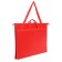 Folder for drawings and drawings A2, 650 x 480 x 50 mm, with handles, plastic, lightning from above, shoulder belt, red