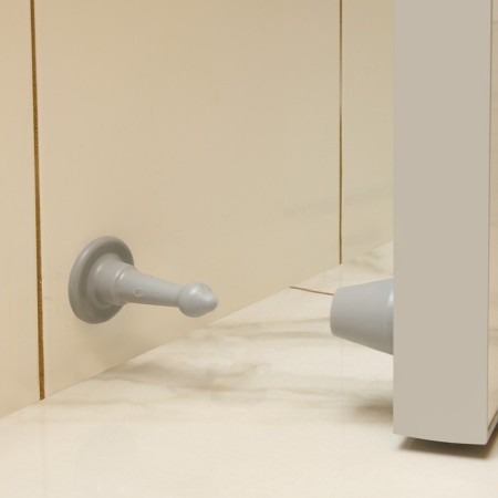 Lockland door limiter, straight, h = 97 mm, gray color-4