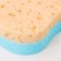 Body sponge "eight", color mix