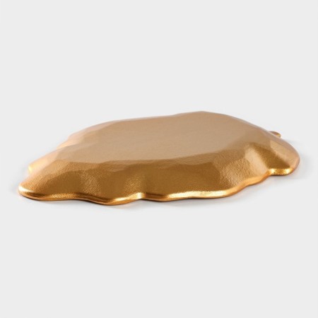 Daille of Fruits Daulay "Golden Leaf", 25 × 18 × 2 cm, gold color-2