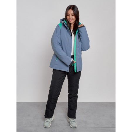Ski costume female winter, size 50, color gray-10