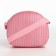 Bag's bag with a zipper, bright pink color