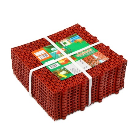 Modular coating, 30 × 30 × 1.1 cm, plastic, terracotta, 1 pc.-5