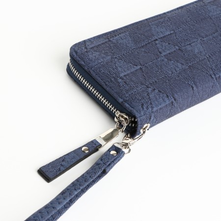 Women's wallet with lightning, blue color-2