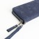 Women's wallet with lightning, blue color