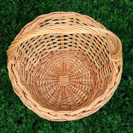 Basket "Berry Bully", No. 1, Dodno = 12 cm, Dopt = 20 cm, h = 12/25 cm, manual weaving, vine-5