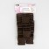 Fastex 38 mm, load up to 15 kg, 10 pcs, dark brown color
