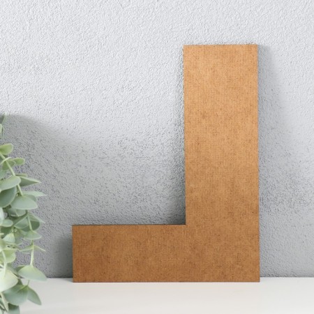 The panel of the letter "l" 15.5x20 cm, white-2