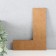 The panel of the letter "l" 15.5x20 cm, white