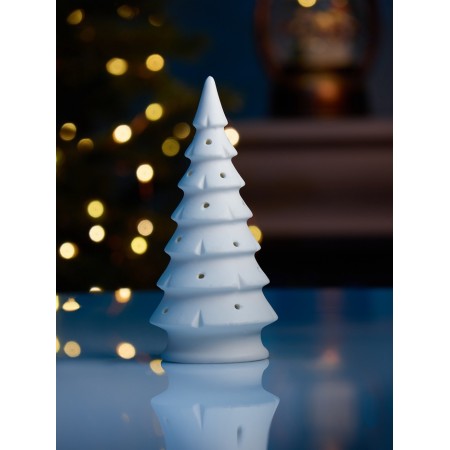 LED figure "Christmas tree" 15.1x6.7x6.7 cm, 1 LED, LR44x3 (in the set), T/white-1